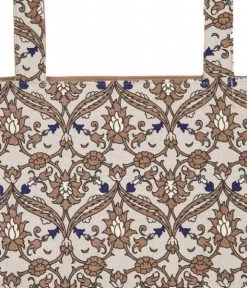 Katoenen Shopper Met Print Lichtbruin 7 Katoenen Shopper Met Print Lichtbruin -Mode Tas 0206 003 1504 4 600