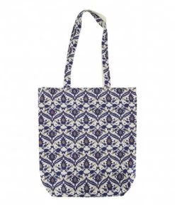 Katoenen Shopper Met Print Zand