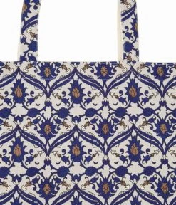 Katoenen Shopper Met Print Zand -Mode Tas 0206 003 1514 4 600