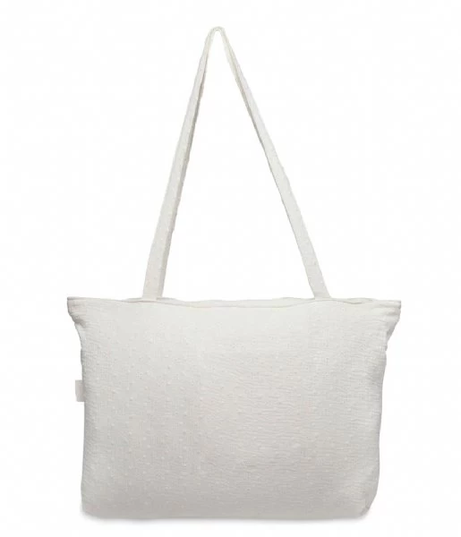 Jollein Shopper Embroidery Ivory 1 Jollein Shopper Embroidery Ivory