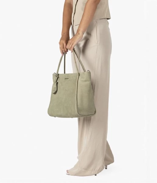 BURKELY Still Selene Wide Tote Light Green 2 BURKELY Still Selene Wide Tote Light Green - Afbeelding 2