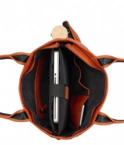 BURKELY Moving Madox Shopper 14 Inch Signal Orange -Mode Tas 100560864 59 5 600