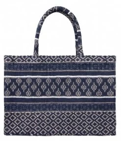 Book Tote Large Blue