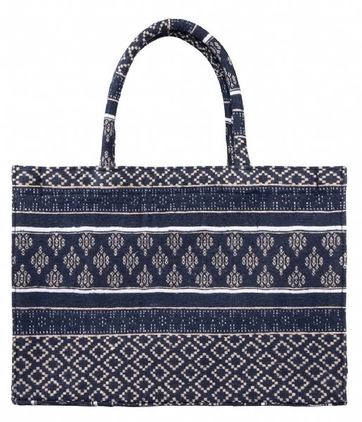 Book Tote Large Blue 1 Book Tote Large Blue