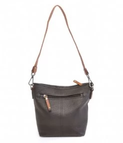 Chamonix Schoudertas Chocolate -Mode Tas 125 052 12 3 600