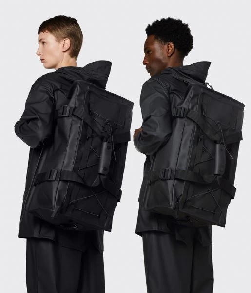 Rains Mountanieer Duffel Black 2 Rains Mountanieer Duffel Black - Afbeelding 2
