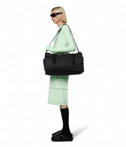 Rains Trail Rolltop Duffel Black -Mode Tas 13990 Black 5 600