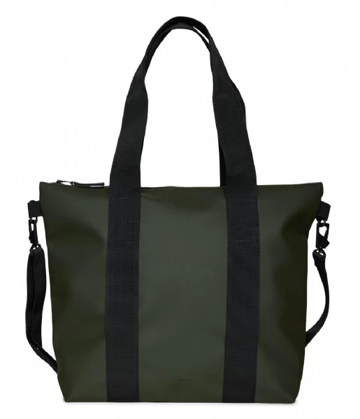 Rains Tote Bag Mini W3 Green 1 Rains Tote Bag Mini W3 Green