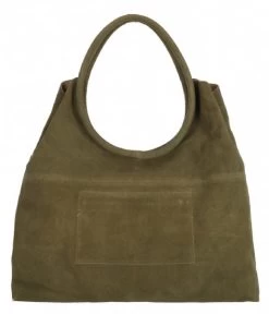 Shb0367 Shoulderbag Suede Olive -Mode Tas 233020039 7002 3 600