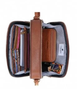 Ally Cognac 7 Ally Cognac -Mode Tas 23POUCH159DG 023 023 5 600