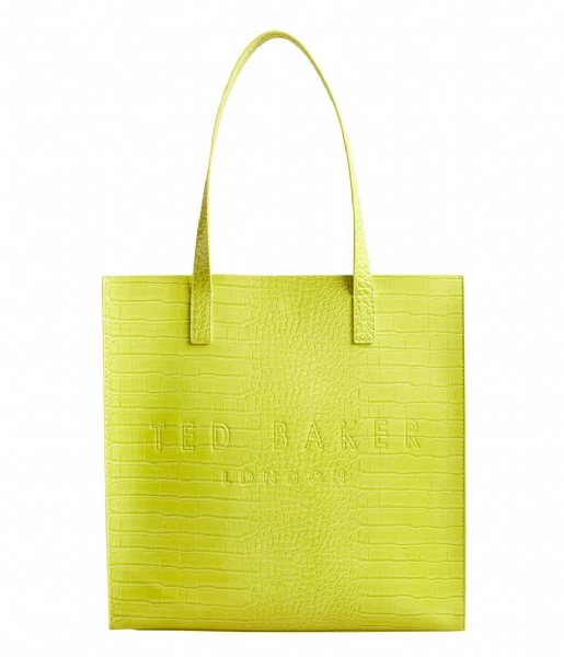 Ted Baker Croccon Imitation Croc Large Icon Bag Lime 1 Ted Baker Croccon Imitation Croc Large Icon Bag Lime