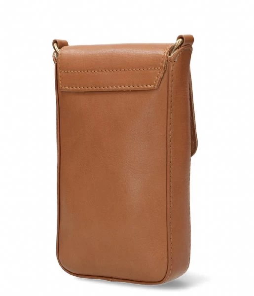 Fred De La Bretonière FRB0438 Phone Purse Vegetable Tanned Leather S Cognac 3 Fred De La Bretonière FRB0438 Phone Purse Vegetable Tanned Leather S Cognac - Afbeelding 3