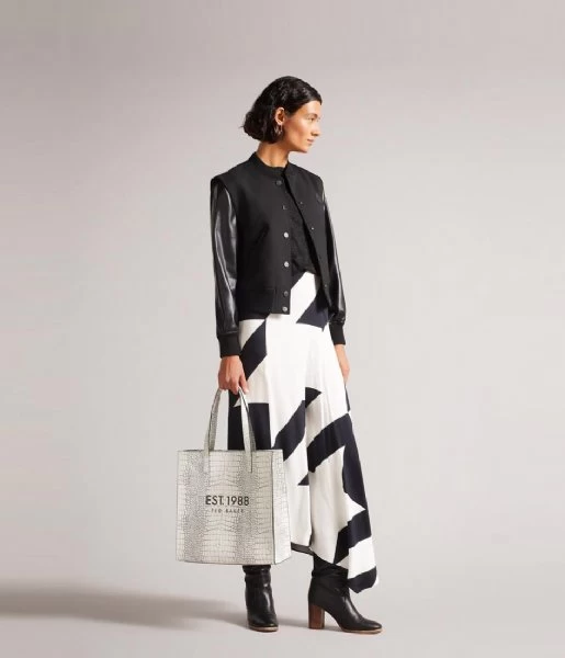 Ted Baker Lavayda Large Croc Icon Bag White 2 Ted Baker Lavayda Large Croc Icon Bag White - Afbeelding 2