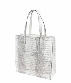 Ted Baker Lavayda Large Croc Icon Bag White 7 Ted Baker Lavayda Large Croc Icon Bag White -Mode Tas 265011 WHITE 3 600