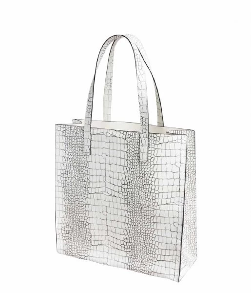 Ted Baker Lavayda Large Croc Icon Bag White 3 Ted Baker Lavayda Large Croc Icon Bag White - Afbeelding 3