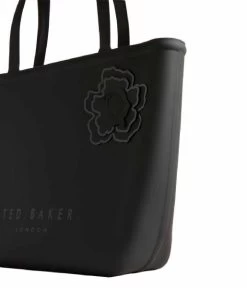 Ted Baker Jelliez Flower Large Silicone Tote Black -Mode Tas 265158 BLACK 3 600