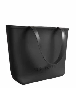 Ted Baker Jelliez Flower Large Silicone Tote Black -Mode Tas 265158 BLACK 4 600
