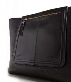 Ted Baker Nish Soft Grainy Leather Tote Bag Black -Mode Tas 267345 Black 3 600