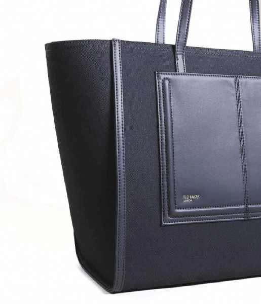 Ted Baker Aksani Canvas Tote Bag Black 5 Ted Baker Aksani Canvas Tote Bag Black - Afbeelding 5