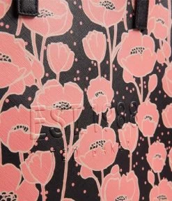 Ted Baker Polecon Floral Printed Large Icon Bag Black 7 Ted Baker Polecon Floral Printed Large Icon Bag Black -Mode Tas 268746 Black 4 600