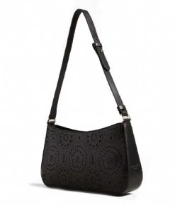 Ted Baker Libily Laser Cut Magnolia Shoulder Bag Black -Mode Tas 268750 Black 3 600