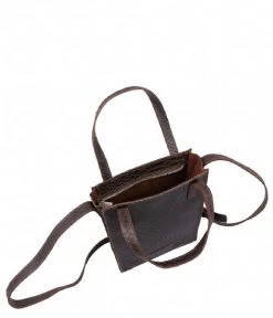 Shoppingbag Anaconda Printed Leather Dark Brown 5 Shoppingbag Anaconda Printed Leather Dark Brown -Mode Tas 281020027 darkbrown 3 600