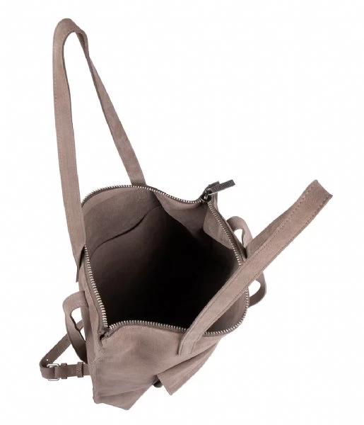 Medium Shoppingbag Suede Taupe 3 Medium Shoppingbag Suede Taupe - Afbeelding 3