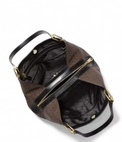 Michael Kors Raven Large Shoulder Tote Brown Black -Mode Tas 30H6GRXE3V 292 3 600