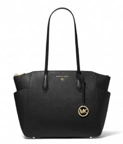 Michael Kors Marilyn Medium Top Zip Tote Black