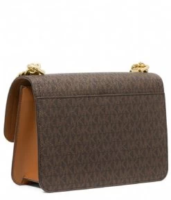 Michael Kors Heather Large Shoulder Brown Acorn -Mode Tas 30S2G7HL3B 252 3 600