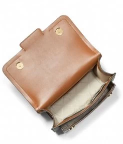 Michael Kors Heather Large Shoulder Brown Acorn -Mode Tas 30S2G7HL3B 252 4 600