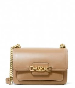 Michael Kors Heather Large Shoulder Camel