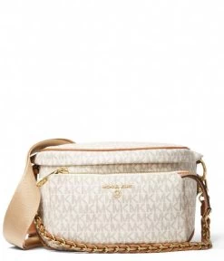 Michael Kors Slater Messenger Vanilla Acrn