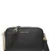 Michael Kors Jet Set Camera Bag Black & Gold Colored Hardware
