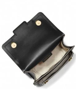 Michael Kors Heather Xtra Small Crossbody Brown Black -Mode Tas 32S2G7HC0B 292 4 600