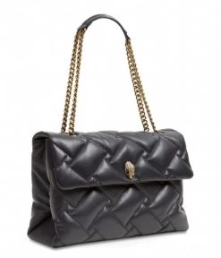 KURT GEIGER Kensington Soft Xxl Bag Black -Mode Tas 4708500109 3 600