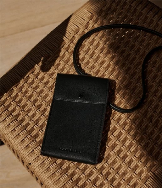 Phone Pouch Grain Black 3 Phone Pouch Grain Black - Afbeelding 3