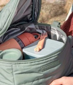 Done By Deer Quilted Insulated Bag Croco Croco Green -Mode Tas 7133823 6 600