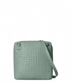 City Square Midi Croco Ocean Green -Mode Tas 7173 20 4 600