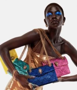 KURT GEIGER Fabric Mini Kensington Fuchsia -Mode Tas 9546652609 52 6 600