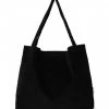 Rib Mom Bag All Black