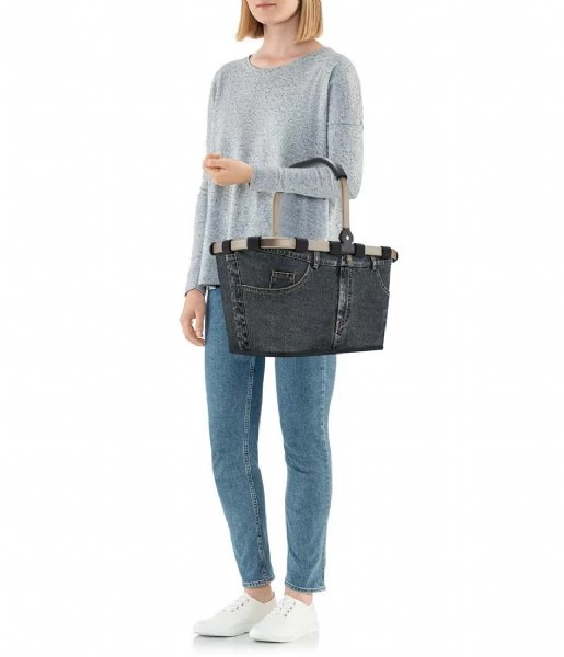 Reisenthel Carrybag Frame Jeans Dark Grey 2 Reisenthel Carrybag Frame Jeans Dark Grey - Afbeelding 2