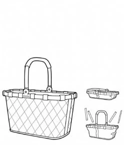 Reisenthel Carrybag Frame Rhombus Blue -Mode Tas BK4102 6 600