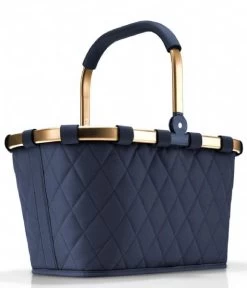 Reisenthel Carrybag Frame Rhombus Midnight Gold -Mode Tas BK4111 3 600