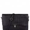 Cowboysbag Bag Henbury Croco Black