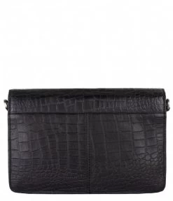 Cowboysbag Bag Henbury Croco Black -Mode Tas Cowboysbag 3299 bagHenbury crocoblack 4 600