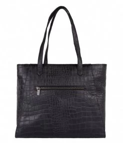 Cowboysbag Bag Bramhall Croco Black -Mode Tas Cowboysbag 3300 bagBramhall crocoblack 4 600