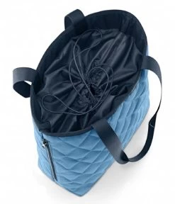 Reisenthel Classic Shopper M Rhombus Blue -Mode Tas DH4101 4 600