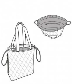 Reisenthel Classic Shopper M Rhombus Blue -Mode Tas DH4101 6 600