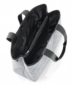 Reisenthel Classic Shopper L Rhombus Light Grey 5 Reisenthel Classic Shopper L Rhombus Light Grey -Mode Tas DK7060 3 600